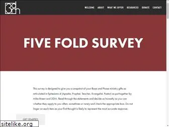 fivefoldsurvey.com