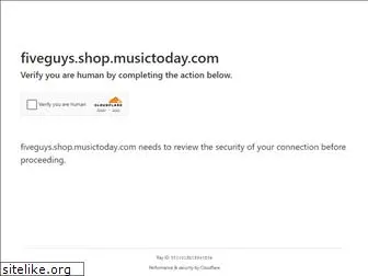 fiveguys.shop.musictoday.com