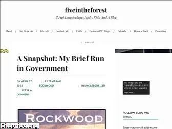 fiveintheforest.com