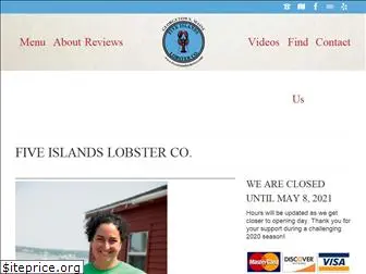 fiveislandslobster.com