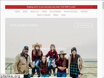 fivemarysfarms.com