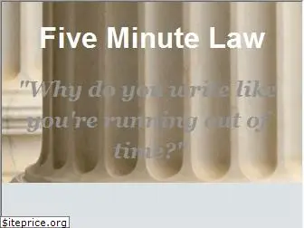 fiveminutelaw.com