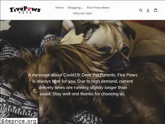 fivepawspets.com