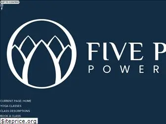fivepeakspoweryoga.com
