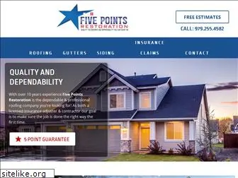 fivepointsrestoration.com