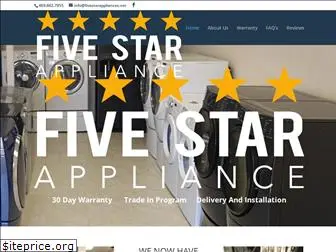 fivestarappliances.net