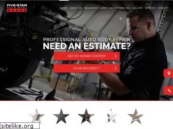 fivestarautobody.com