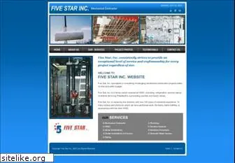 fivestarmechanical.com