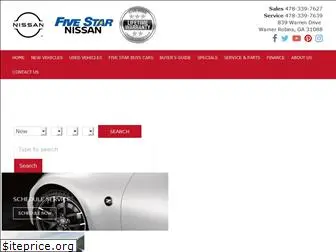 fivestarnissan.com