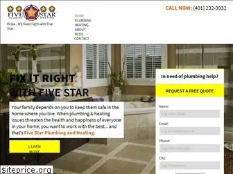 fivestarplumbingandheating.com