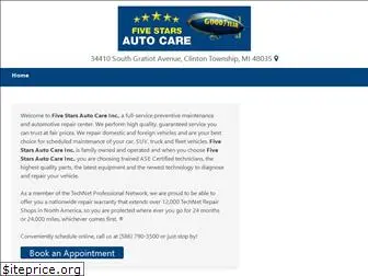 fivestarsautocare.com