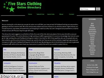 fivestarsclothing.com
