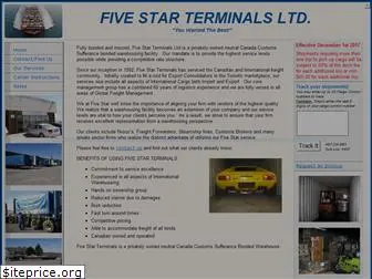 fivestarterminals.com