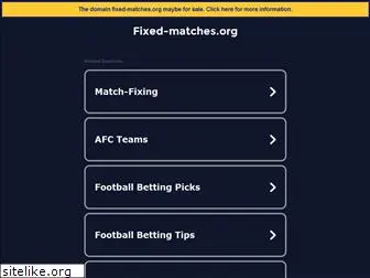 fixed-matches.org