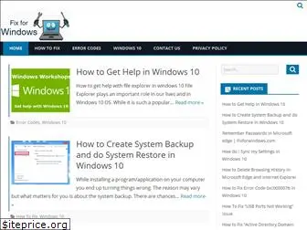 fixforwindows.com