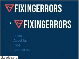 fixingerrors.com