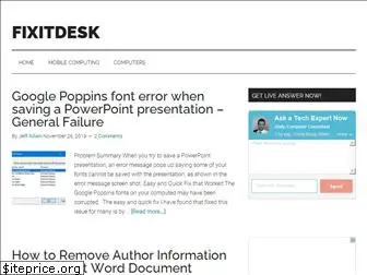 fixitdesk.com
