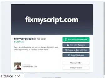 fixmyscript.com