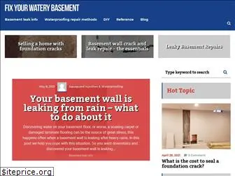 fixyourwaterybasement.com