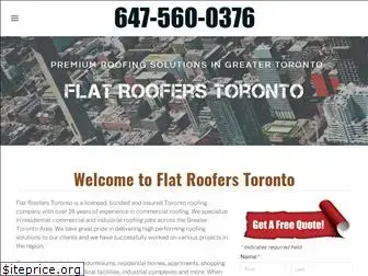 flatrooferstoronto.com