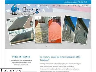 flemingspowerwash.com