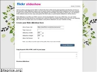 flickrslideshow.com