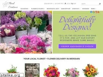 floralcreationsmeridian.com