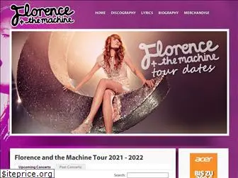 florenceandthemachinetour.com