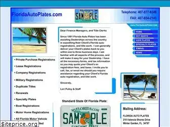 floridaautoplates.com