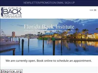 floridabackinstitute.com