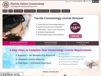 floridaonlinecosmetology.com