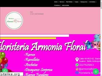 floristeriaarmoniafloral.com