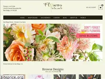 flowersalacartesd.com