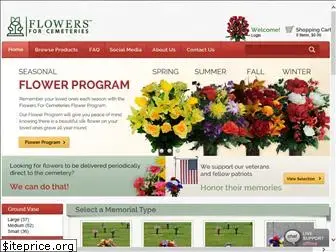 flowersforcemeteries.com