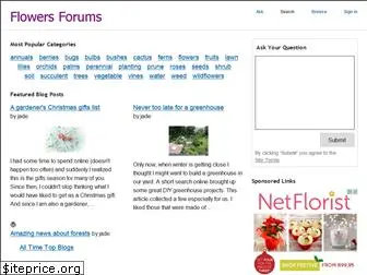 flowersforums.com
