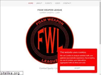 foamweaponleague.com