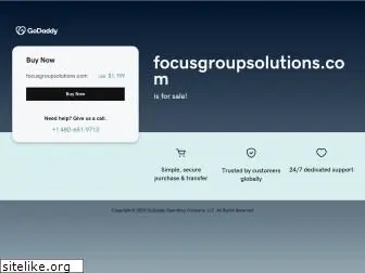 focusgroupsolutions.com