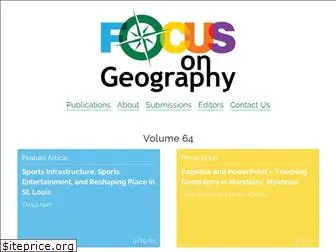 focusongeography.org