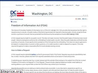 foia.dc.gov