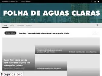 folhadeaguasclaras.com.br