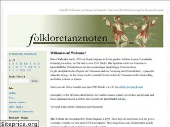 folkloretanznoten.de