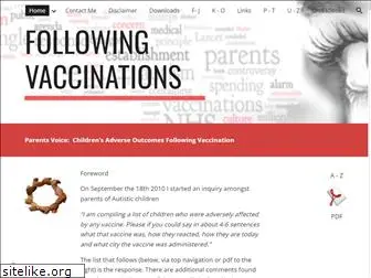 followingvaccinations.com