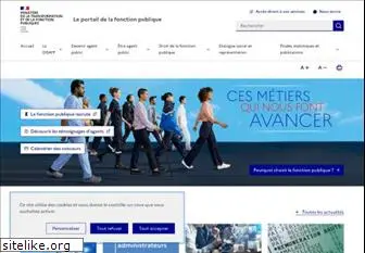 fonction-publique.gouv.fr