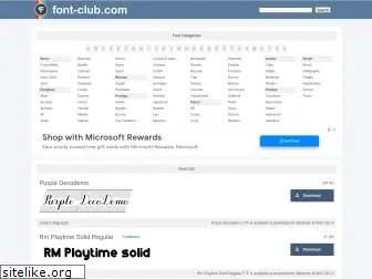 font-club.com