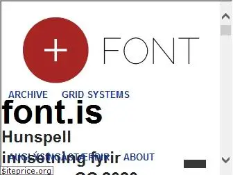 font.is