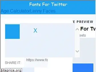 fontsfortwitter.com