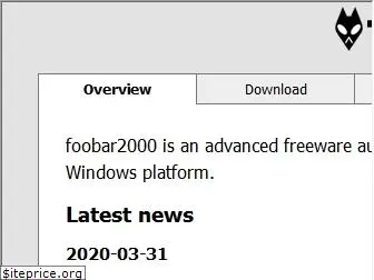 foobar2000.org