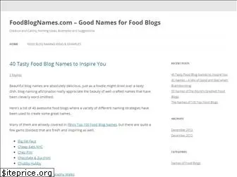 foodblognames.com