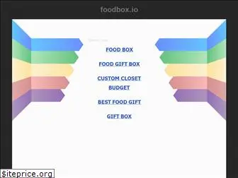 foodbox.io