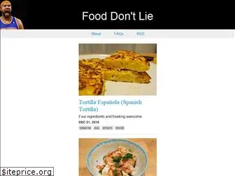 fooddontlie.com